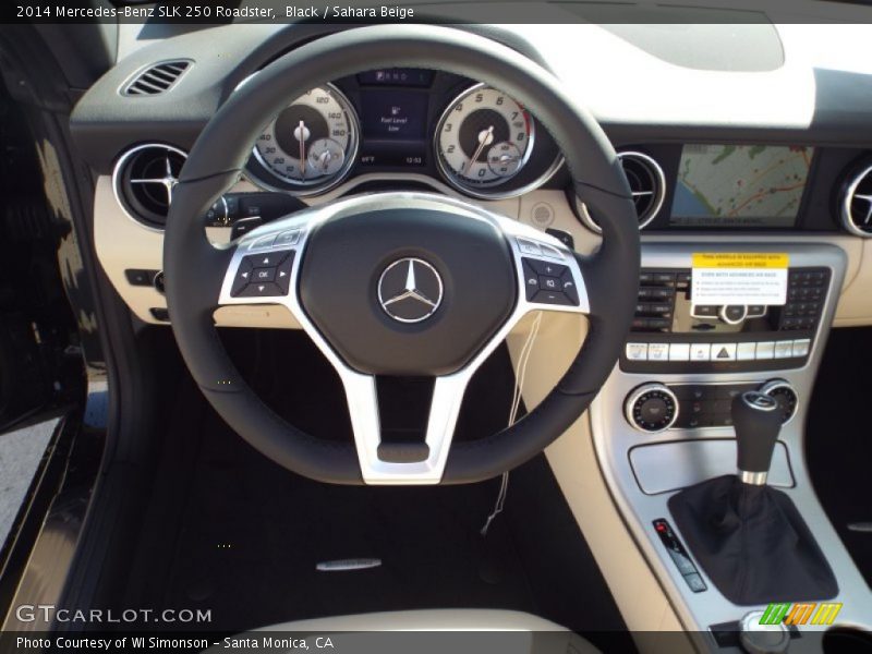 Black / Sahara Beige 2014 Mercedes-Benz SLK 250 Roadster