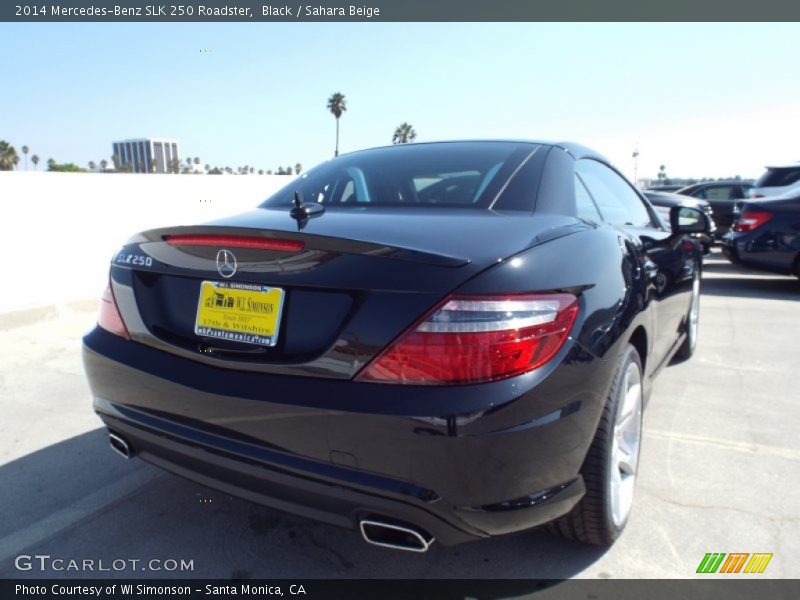 Black / Sahara Beige 2014 Mercedes-Benz SLK 250 Roadster