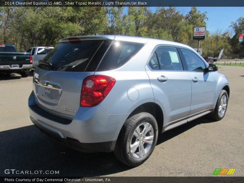Silver Topaz Metallic / Light Titanium/Jet Black 2014 Chevrolet Equinox LS AWD
