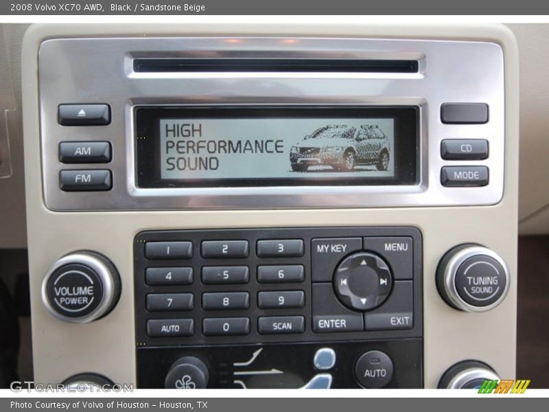 Black / Sandstone Beige 2008 Volvo XC70 AWD