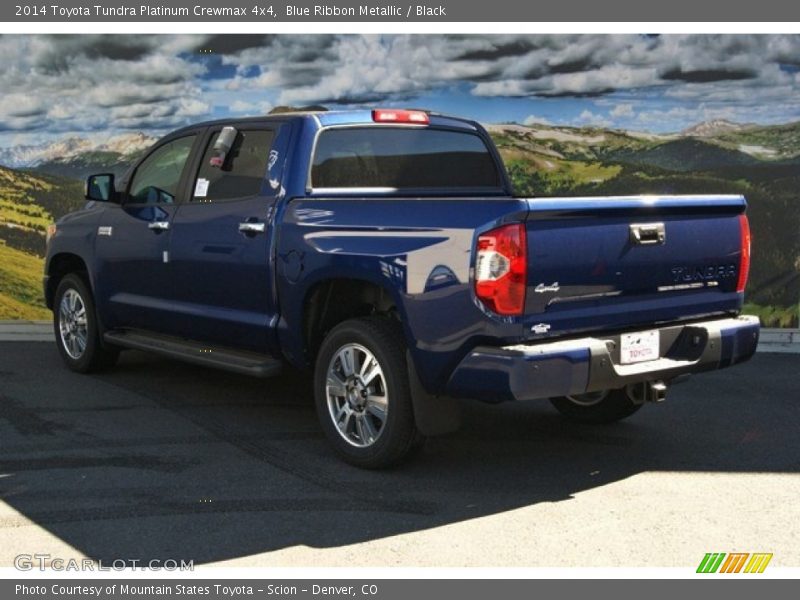 Blue Ribbon Metallic / Black 2014 Toyota Tundra Platinum Crewmax 4x4