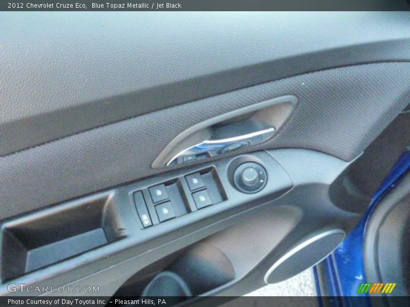 Blue Topaz Metallic / Jet Black 2012 Chevrolet Cruze Eco