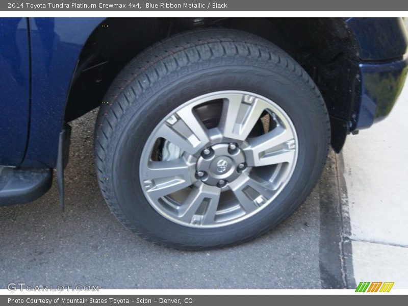 Blue Ribbon Metallic / Black 2014 Toyota Tundra Platinum Crewmax 4x4