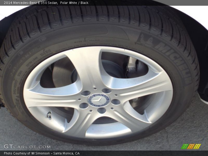 Polar White / Black 2014 Mercedes-Benz E 350 Sedan