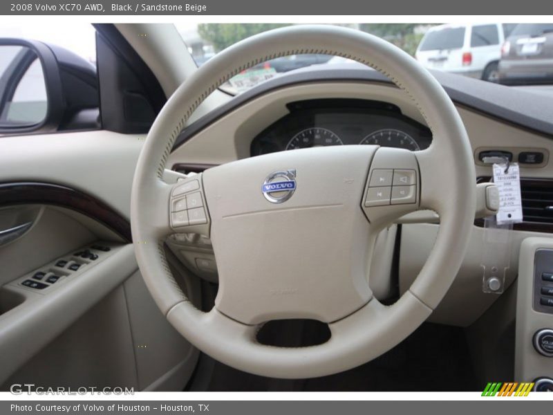 Black / Sandstone Beige 2008 Volvo XC70 AWD