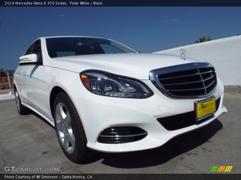 Polar White / Black 2014 Mercedes-Benz E 350 Sedan