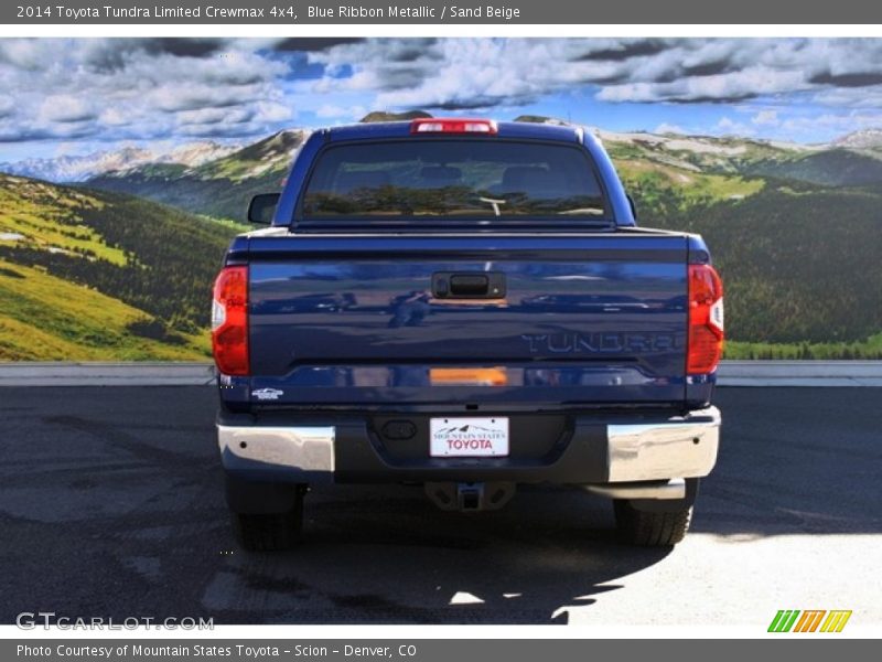 Blue Ribbon Metallic / Sand Beige 2014 Toyota Tundra Limited Crewmax 4x4