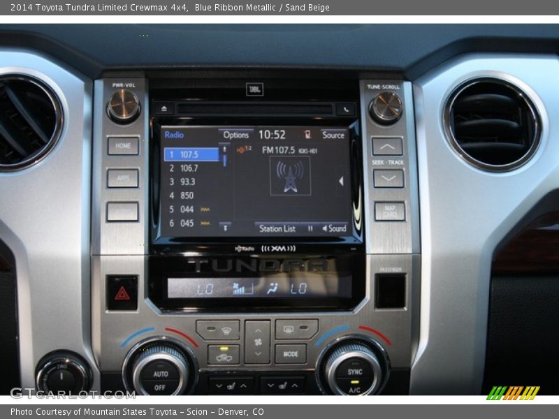 Blue Ribbon Metallic / Sand Beige 2014 Toyota Tundra Limited Crewmax 4x4