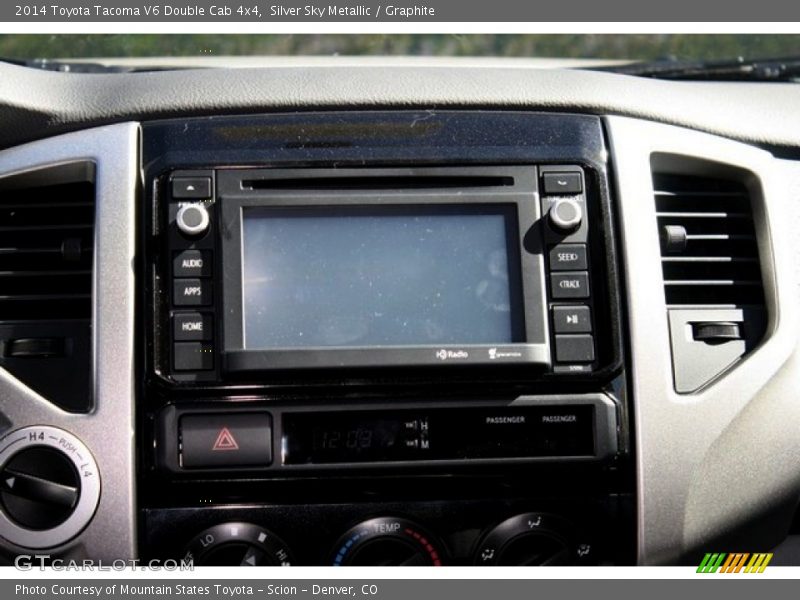 Silver Sky Metallic / Graphite 2014 Toyota Tacoma V6 Double Cab 4x4