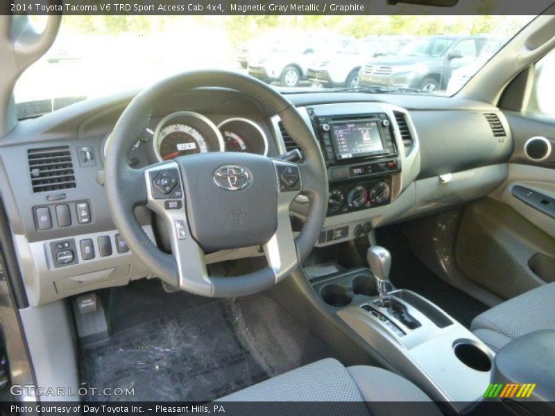 Magnetic Gray Metallic / Graphite 2014 Toyota Tacoma V6 TRD Sport Access Cab 4x4