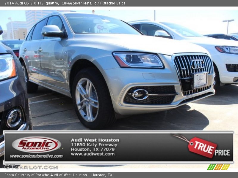 Cuvee Silver Metallic / Pistachio Beige 2014 Audi Q5 3.0 TFSI quattro