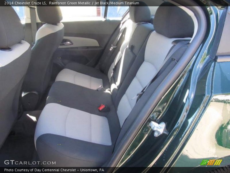Rainforest Green Metallic / Jet Black/Medium Titanium 2014 Chevrolet Cruze LS