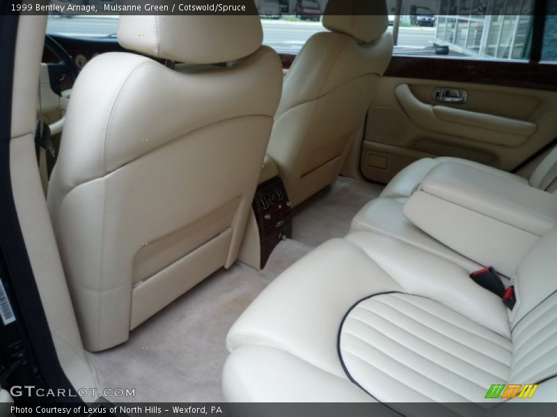 Rear Seat of 1999 Arnage 