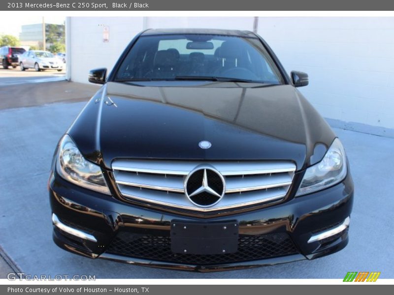 Black / Black 2013 Mercedes-Benz C 250 Sport