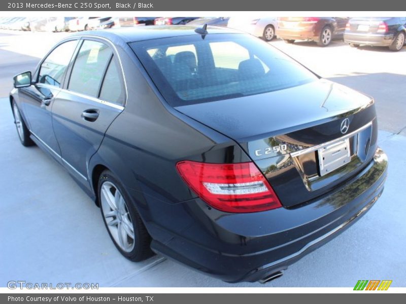 Black / Black 2013 Mercedes-Benz C 250 Sport