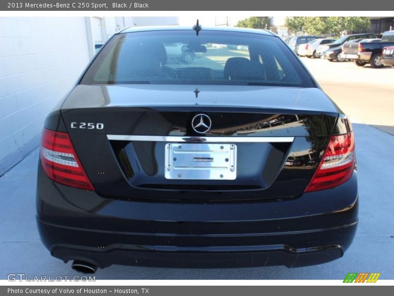 Black / Black 2013 Mercedes-Benz C 250 Sport