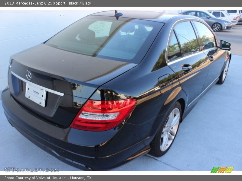 Black / Black 2013 Mercedes-Benz C 250 Sport