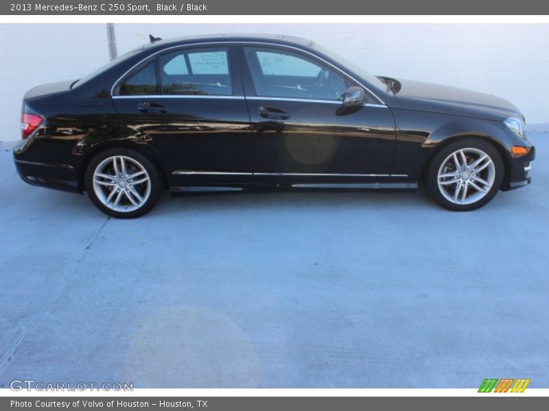 Black / Black 2013 Mercedes-Benz C 250 Sport