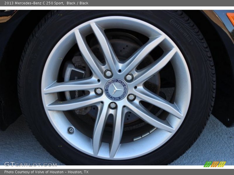 Black / Black 2013 Mercedes-Benz C 250 Sport