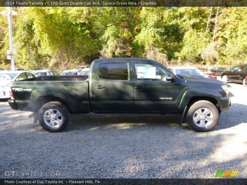  2014 Tacoma V6 TRD Sport Double Cab 4x4 Spruce Green Mica