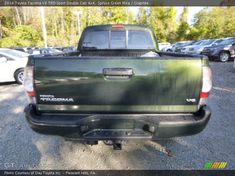 Spruce Green Mica / Graphite 2014 Toyota Tacoma V6 TRD Sport Double Cab 4x4