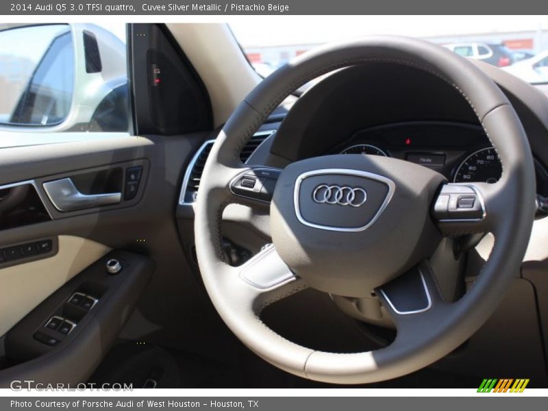 Cuvee Silver Metallic / Pistachio Beige 2014 Audi Q5 3.0 TFSI quattro