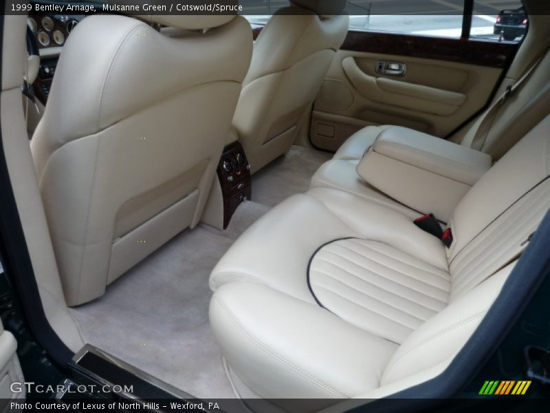 Rear Seat of 1999 Arnage 