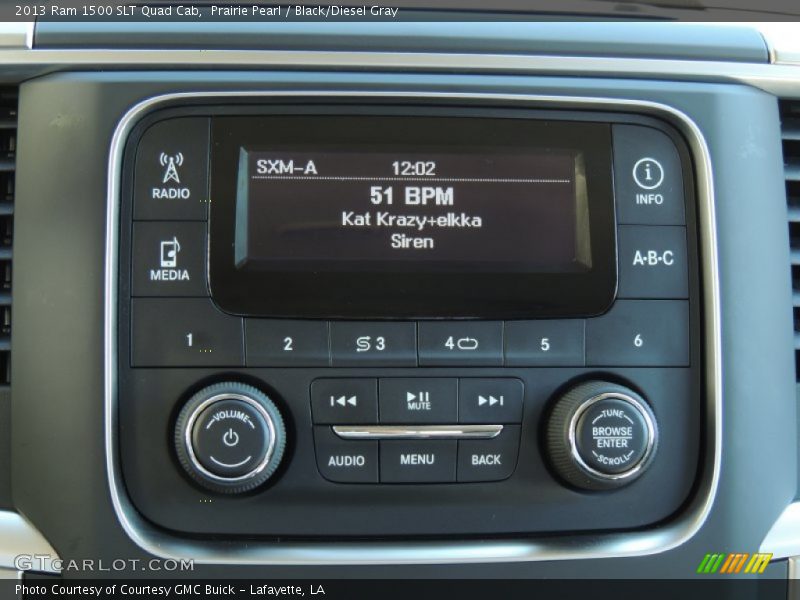 Audio System of 2013 1500 SLT Quad Cab