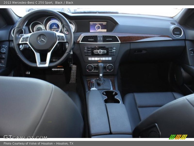 Black / Black 2013 Mercedes-Benz C 250 Sport