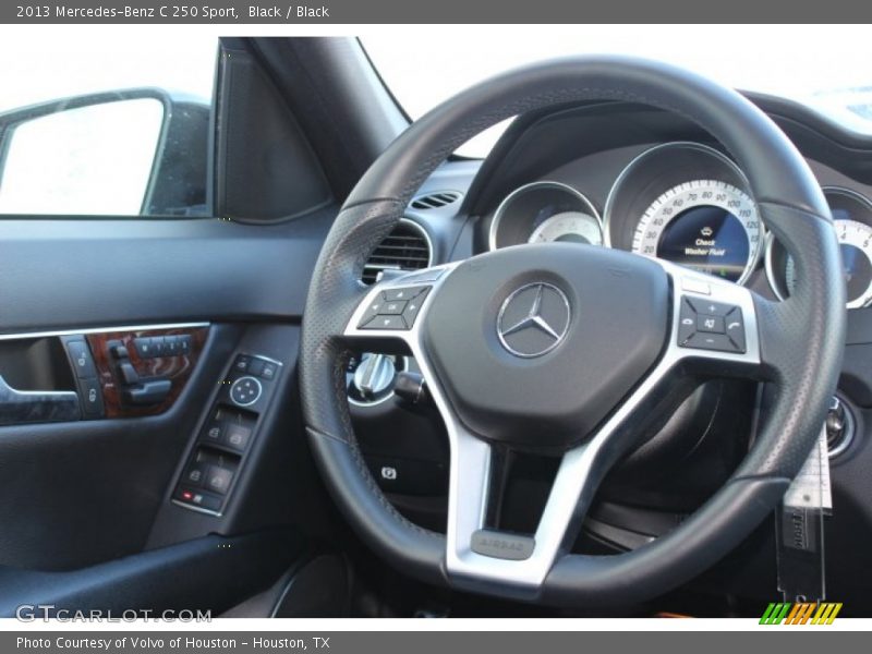 Black / Black 2013 Mercedes-Benz C 250 Sport