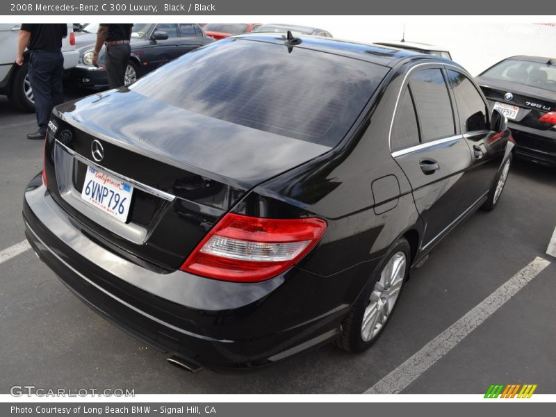 Black / Black 2008 Mercedes-Benz C 300 Luxury