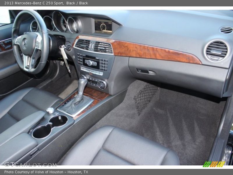 Black / Black 2013 Mercedes-Benz C 250 Sport