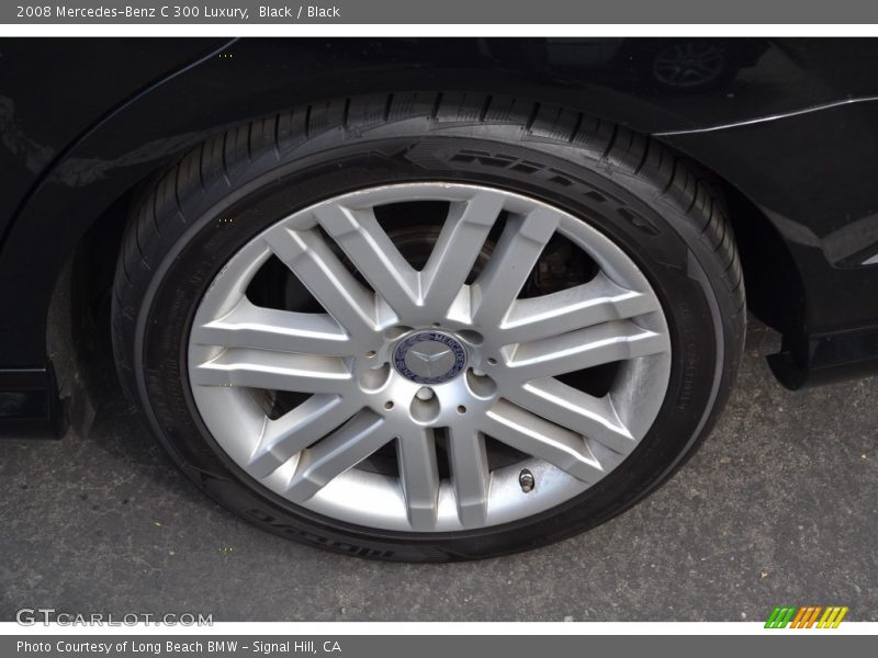 Black / Black 2008 Mercedes-Benz C 300 Luxury