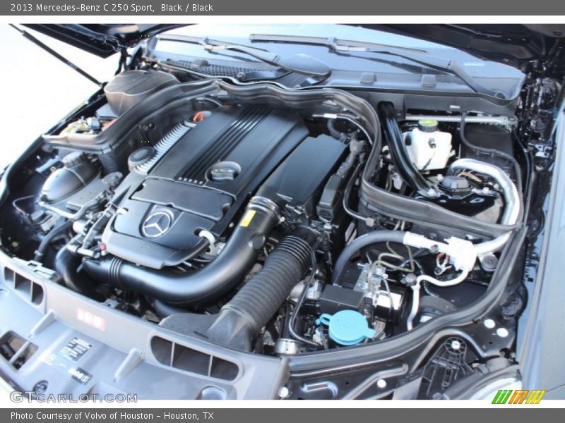 Black / Black 2013 Mercedes-Benz C 250 Sport