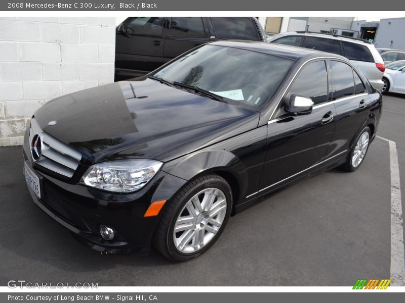 Black / Black 2008 Mercedes-Benz C 300 Luxury