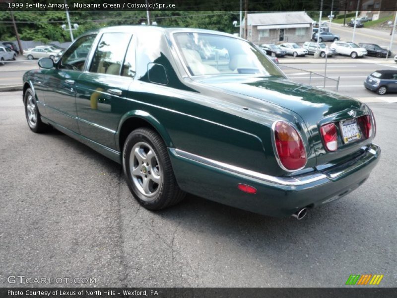 Mulsanne Green / Cotswold/Spruce 1999 Bentley Arnage