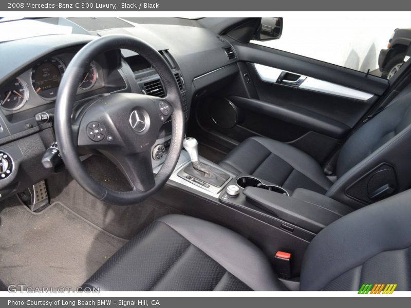 Black / Black 2008 Mercedes-Benz C 300 Luxury