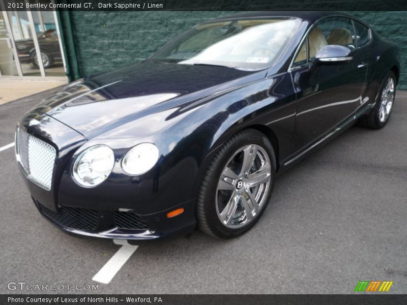 Dark Sapphire / Linen 2012 Bentley Continental GT