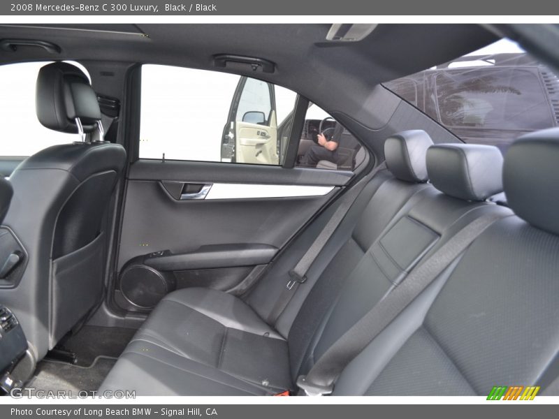 Black / Black 2008 Mercedes-Benz C 300 Luxury