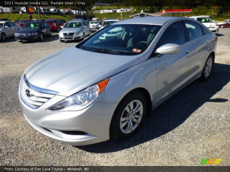 Radiant Silver / Gray 2011 Hyundai Sonata GLS