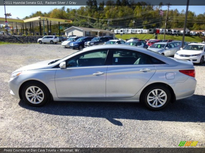 Radiant Silver / Gray 2011 Hyundai Sonata GLS