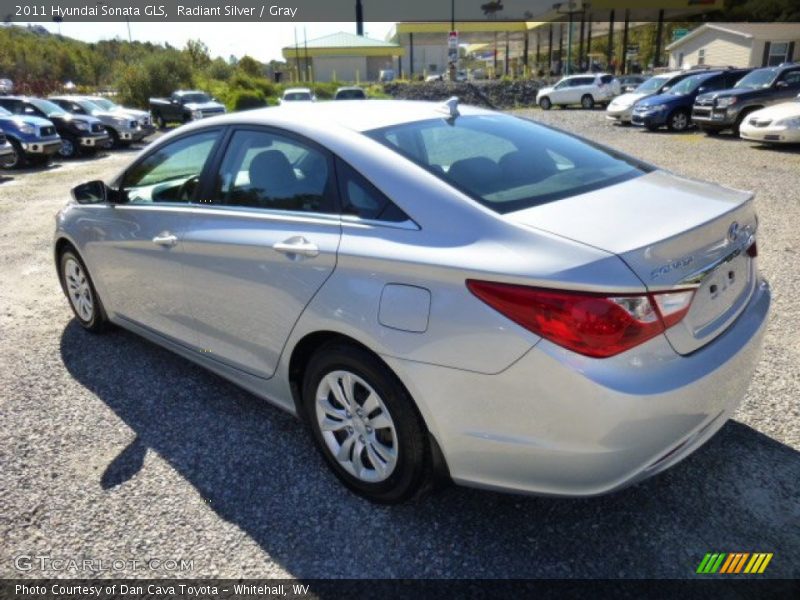 Radiant Silver / Gray 2011 Hyundai Sonata GLS