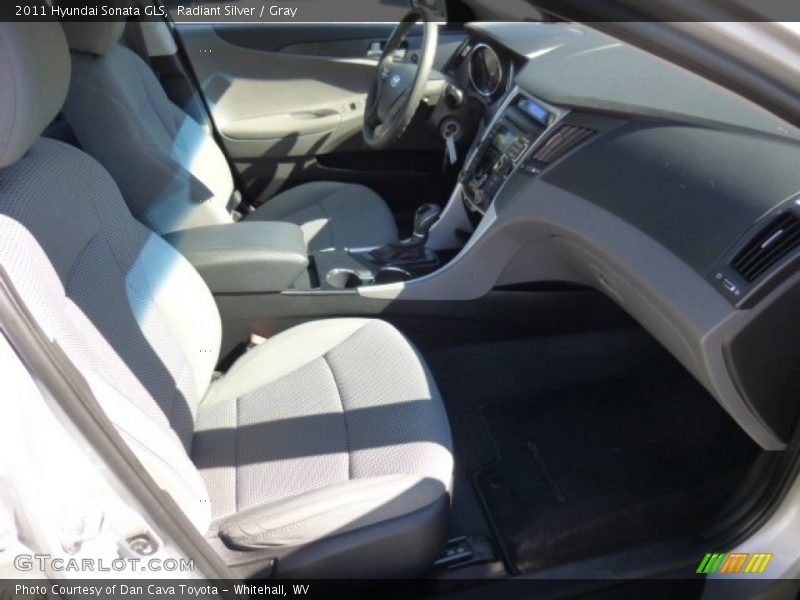 Radiant Silver / Gray 2011 Hyundai Sonata GLS