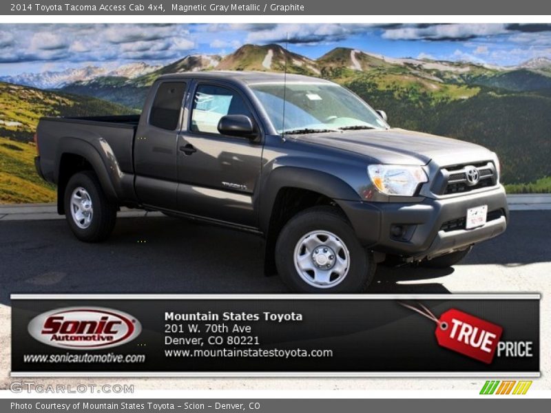 Magnetic Gray Metallic / Graphite 2014 Toyota Tacoma Access Cab 4x4