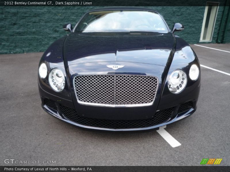 Dark Sapphire / Linen 2012 Bentley Continental GT