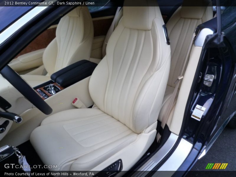 Dark Sapphire / Linen 2012 Bentley Continental GT