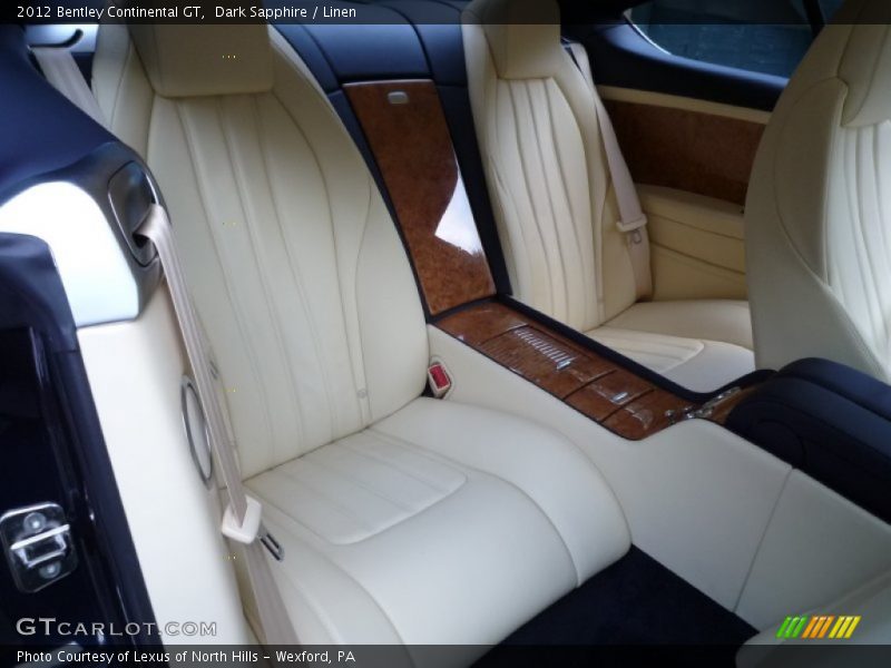 Dark Sapphire / Linen 2012 Bentley Continental GT