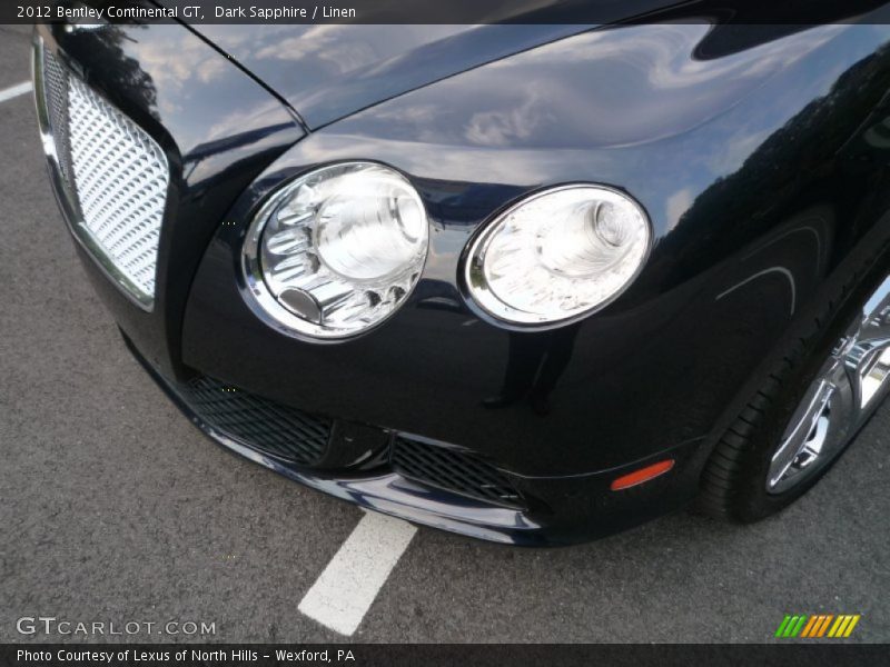 Dark Sapphire / Linen 2012 Bentley Continental GT