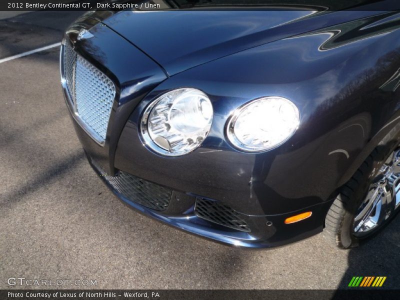 Dark Sapphire / Linen 2012 Bentley Continental GT
