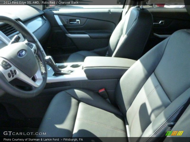 Ruby Red / Charcoal Black 2013 Ford Edge SEL AWD